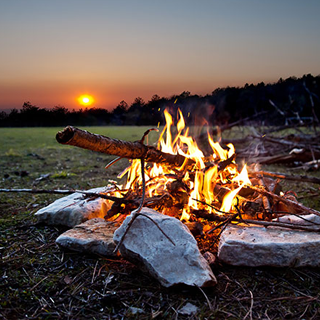 campfire campfire at camp